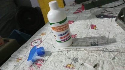 Kitchen Cleaner Spray for Oil & Grease on Stoves (Approx 500ml, Non-toxic) signaturekarts