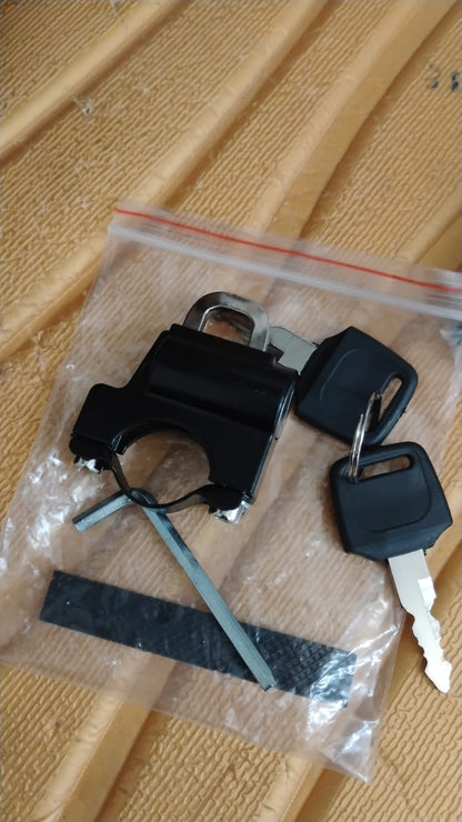 Heavy-Duty Helmet Lock for Motorcycle Signature Kart