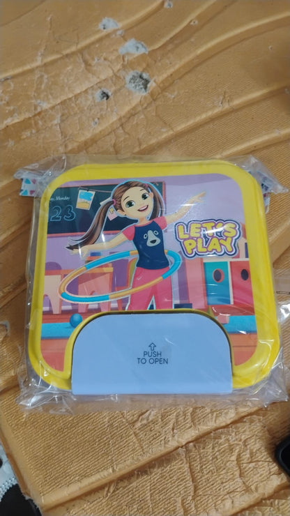 Kids Lunch Box Set with Small Inner Container, Spoon & Fork (1 Pc) Signature Kart