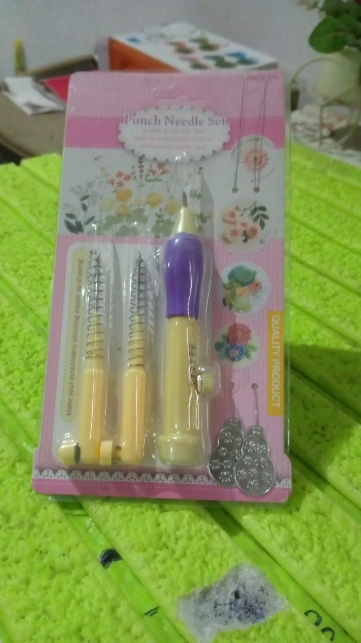 Punch Needle, DIY Craft Punch Needle Set (1 Set) Signaturekarts