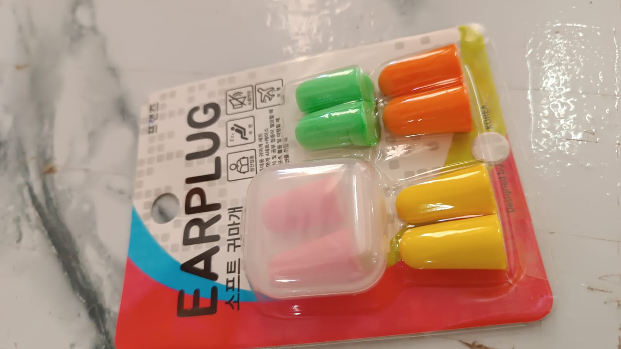 Soft Foam Noise-Cancelling Earplugs 4 pairs Signature Kart