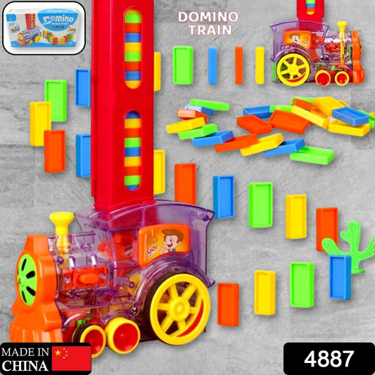 Transparent Funny Train Engine Block Set – 60-Piece Music & Lights signaturekarts