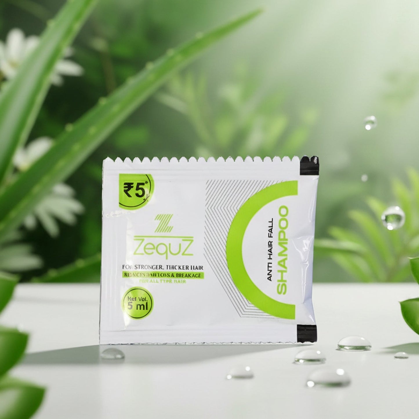 Zequz Anti-Hair Fall Strengthening Shampoo Sachet (5 ML / 1 Pc) The Morsignaturekarts