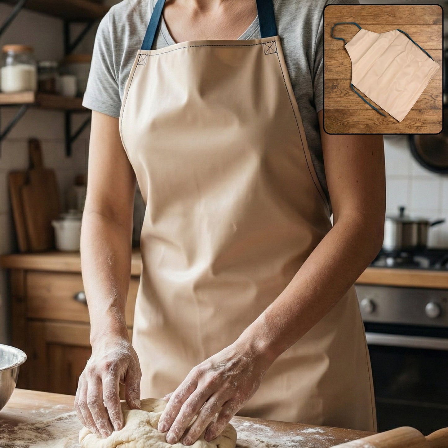 Durable Premium Kitchen Apron (1 Pc) The Morsignaturekarts