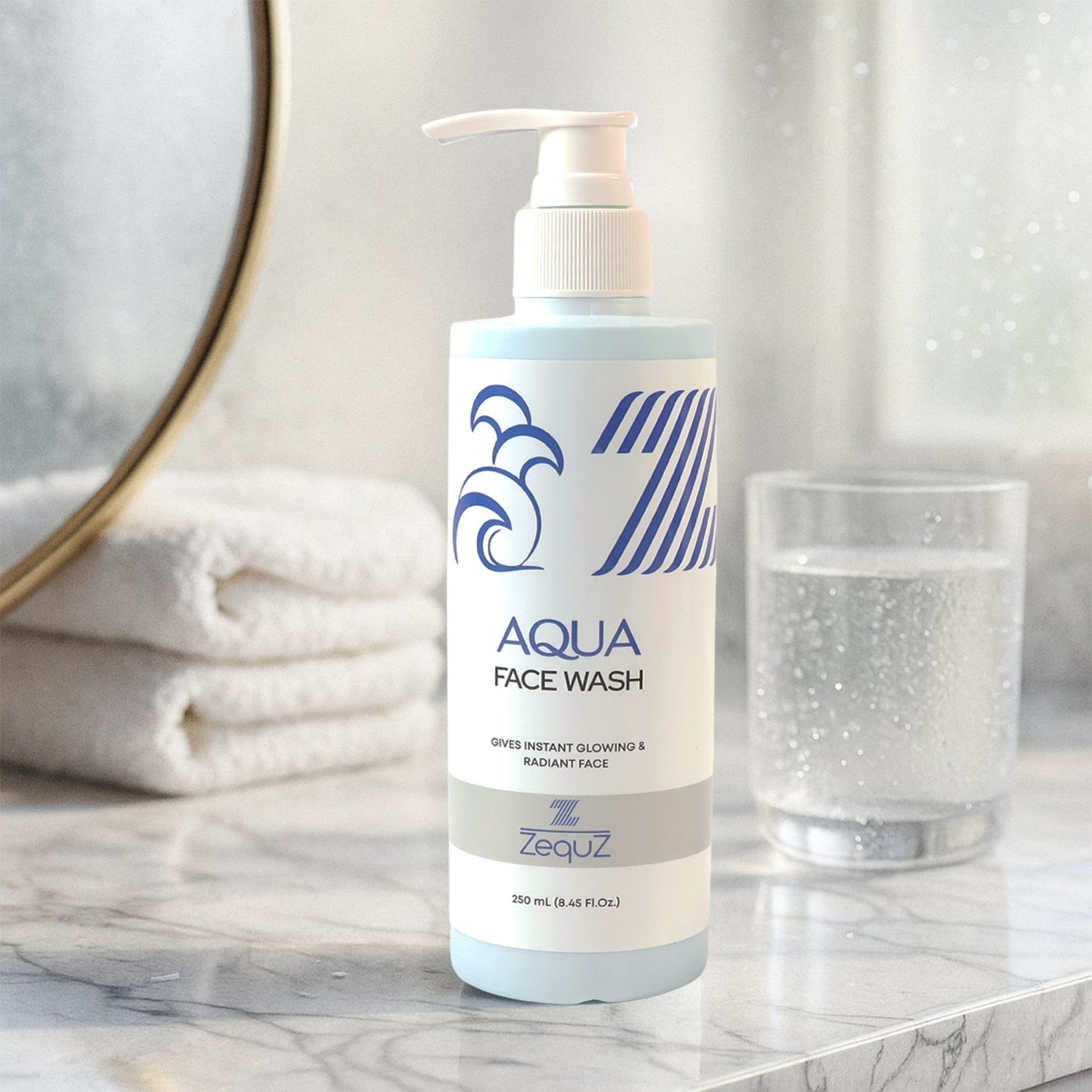 Zequz Hydrating Aqua Face Wash - (1 Pc / 250 ML) signaturekarts