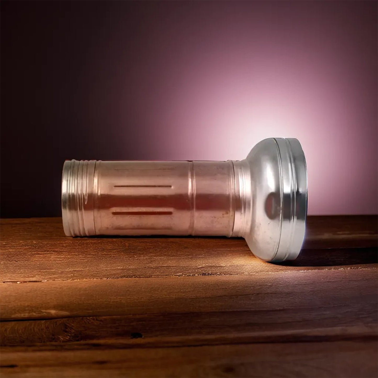 Nostalgic Portable Flashlight – Simple Iron Outdoor Old-Fashioned Torch Light signaturekarts