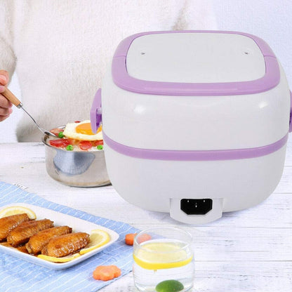 Electric Lunch Box Portable Food Warmer Food Heating Lunch Box  for Car, Truck, office signaturekarts