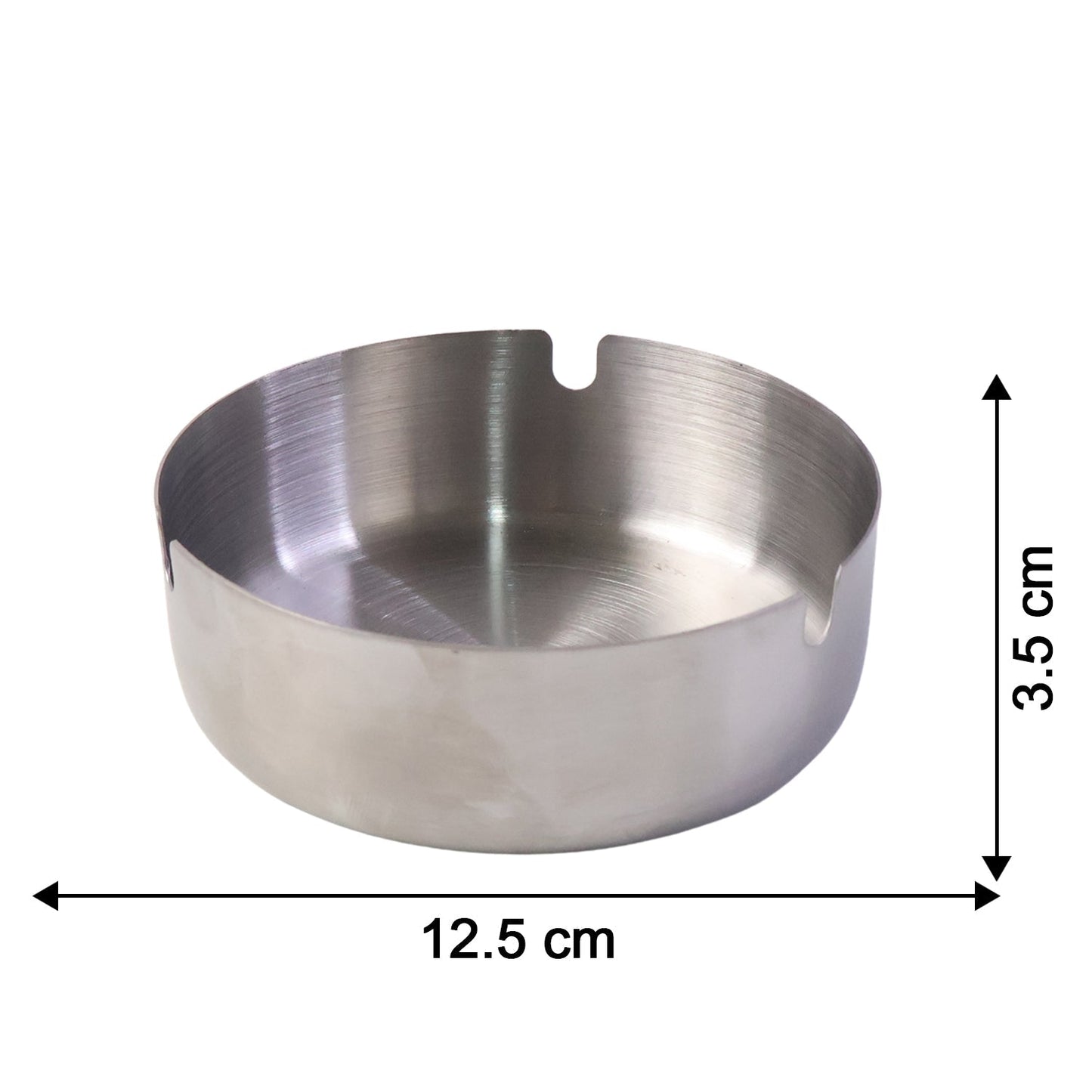 Round Tabletop Cigarette Ashtray with Multiple Rest Slots (1 Pc) The Morsignaturekarts