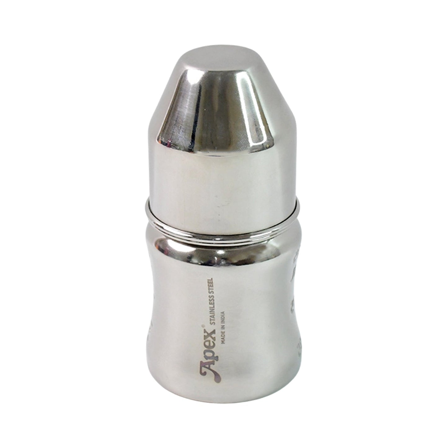 Apex Premium Stainless Steel Baby Feeding Bottle (125 ML / 1 Pc) signaturekarts