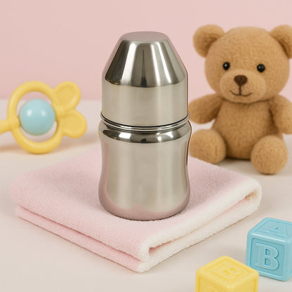 Apex Premium Stainless Steel Baby Feeding Bottle (125 ML / 1 Pc) signaturekarts