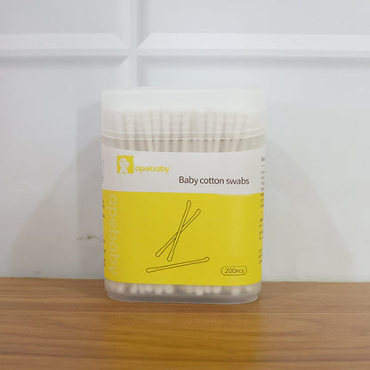 Premium Ultra-Soft Baby Cotton Swabs (200 Pc) The Morsignaturekarts