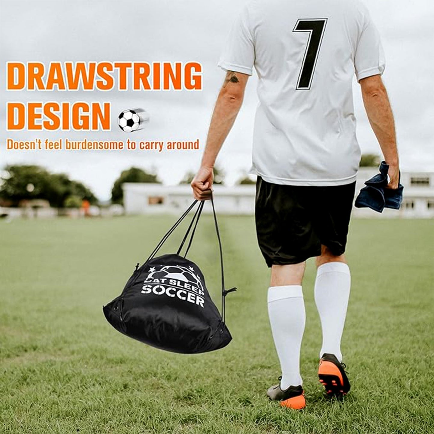 Drawstring Sport Backpack – High-Quality Gym Sack for Men & Women (Large) signaturekarts