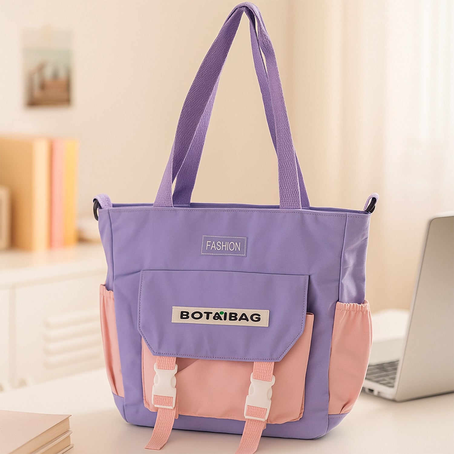 Trendy Multi-Pocket Shoulder Tote Sling Bag (1 Pc) The Morsignaturekarts