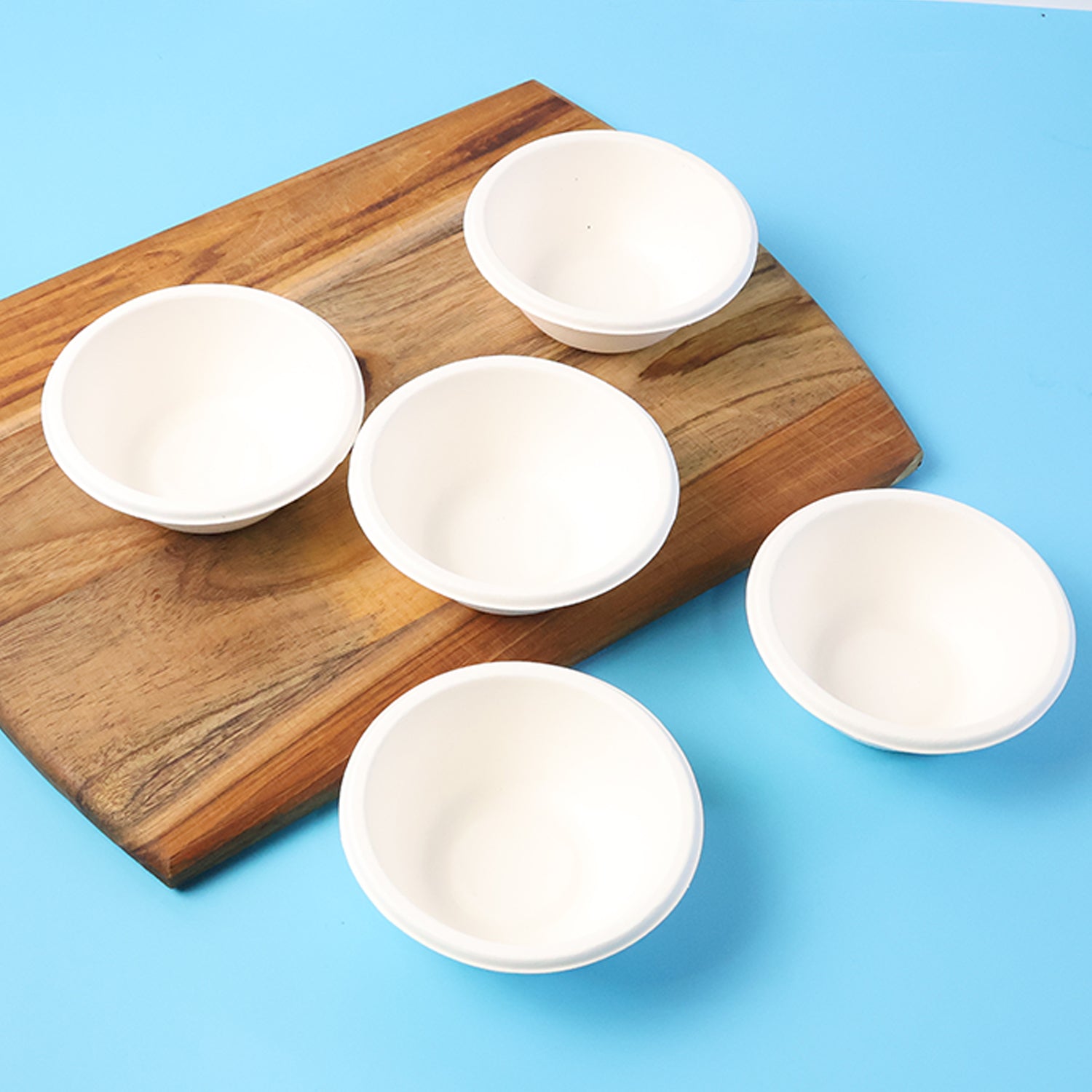 Freshee 180 ml Round Compostable Bagasse Bow (10 Pc) signaturekarts