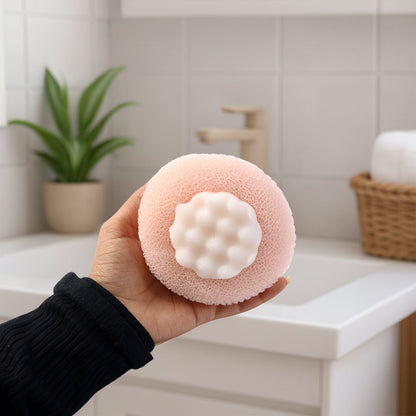Premium Soft Exfoliating Round Bath Scrubber (1 Pc) The Morsignaturekarts