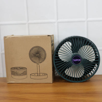 Rechargeable Desktop Table Fan Mobile Phone Holder (1 Pc) The Morsignaturekarts