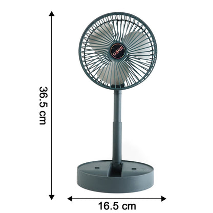 Rechargeable Desktop Table Fan Mobile Phone Holder (1 Pc) The Morsignaturekarts