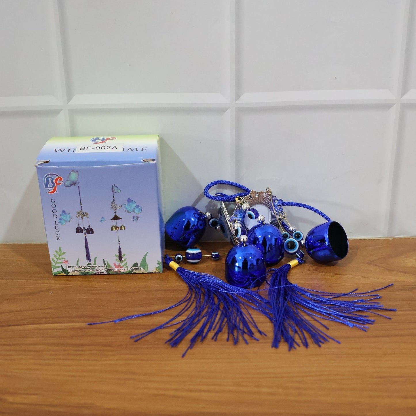 Decorative Evil Eye Hanging Wind Chime Set (2 Pc Set) The Morsignaturekarts