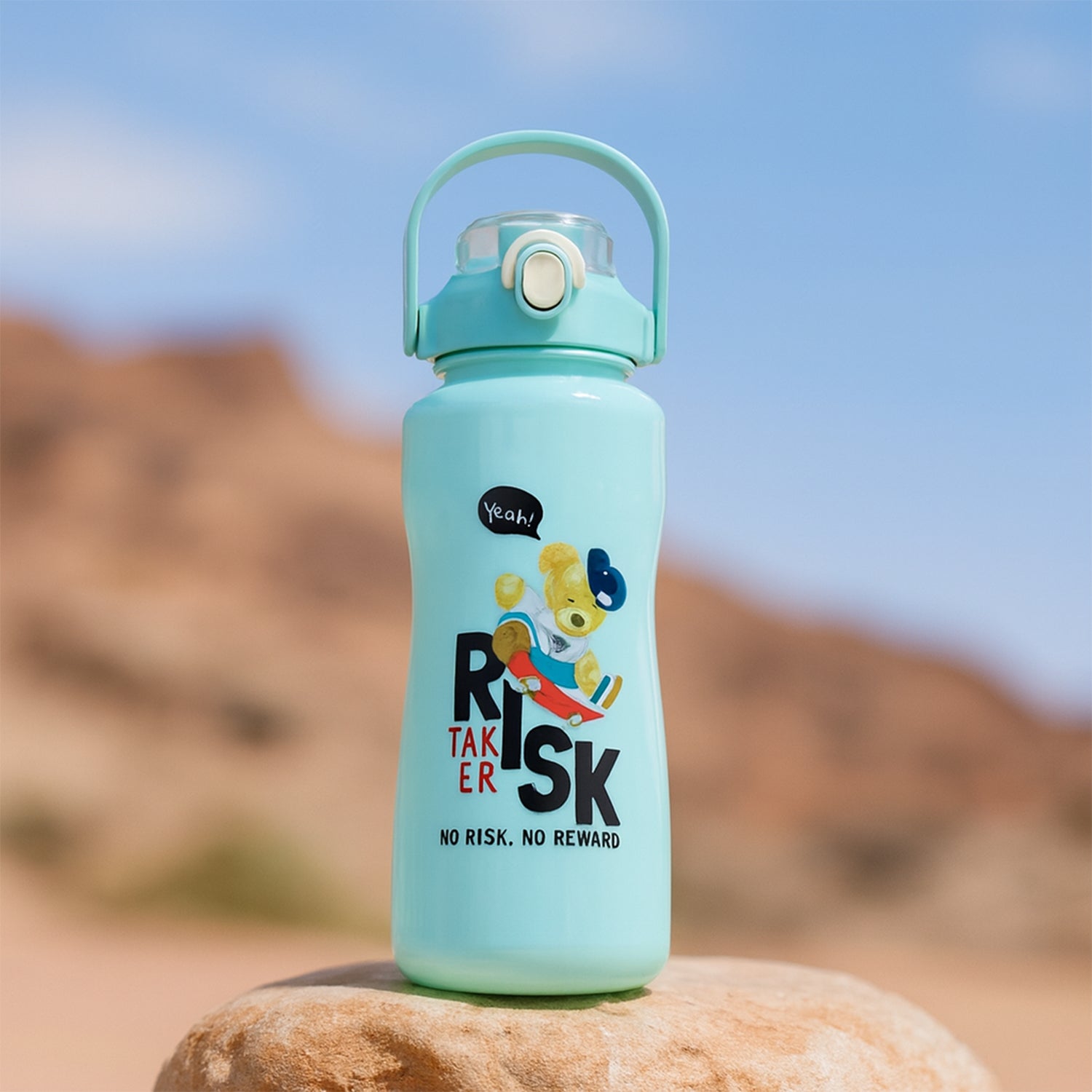 Risk Taker Printed Water Bottle 2000ml + 900ml + 300ml - (3 Pc / Set) signaturekarts