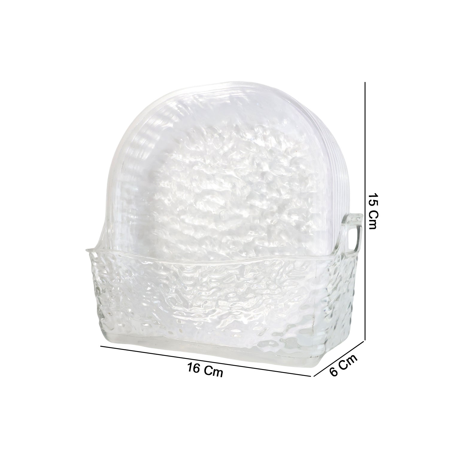 9-in-1 Crystal Glass Snack Serving Plates Set The Morsignaturekarts