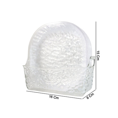 9-in-1 Crystal Glass Snack Serving Plates Set The Morsignaturekarts