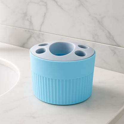 Multipurpose Bathroom Toothbrush and Utility Holder Stand with Multiple Slots (1 Pc) Signature Kart