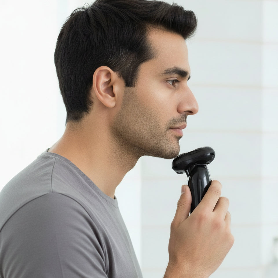 Rechargeable Electric Rotary Shaver Trimmer For Men (1 Set)