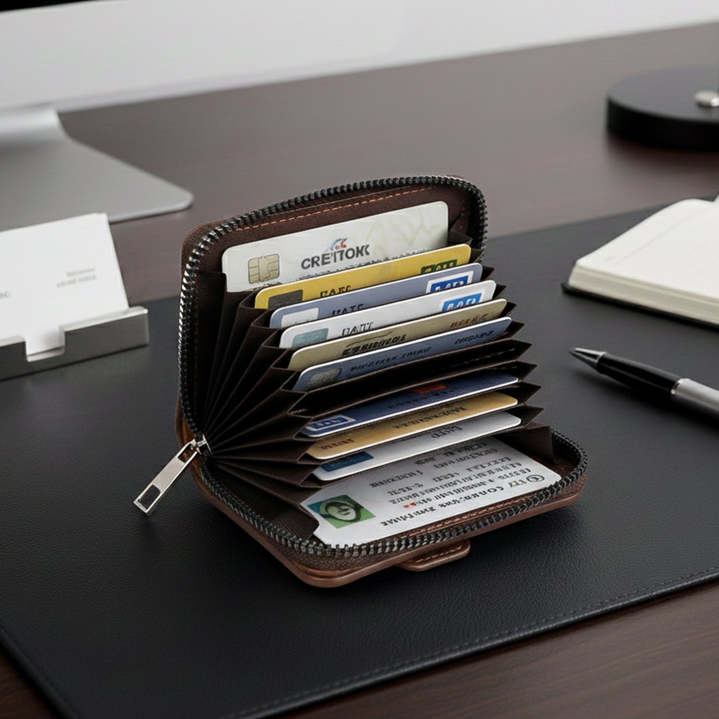 Premium Multipurpose Zip Closure Card Holder Wallet (1 Pc) The Morsignaturekarts