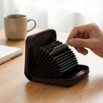 Premium Zip-Around Card Holder Wallet (1 Pc) The Morsignaturekarts