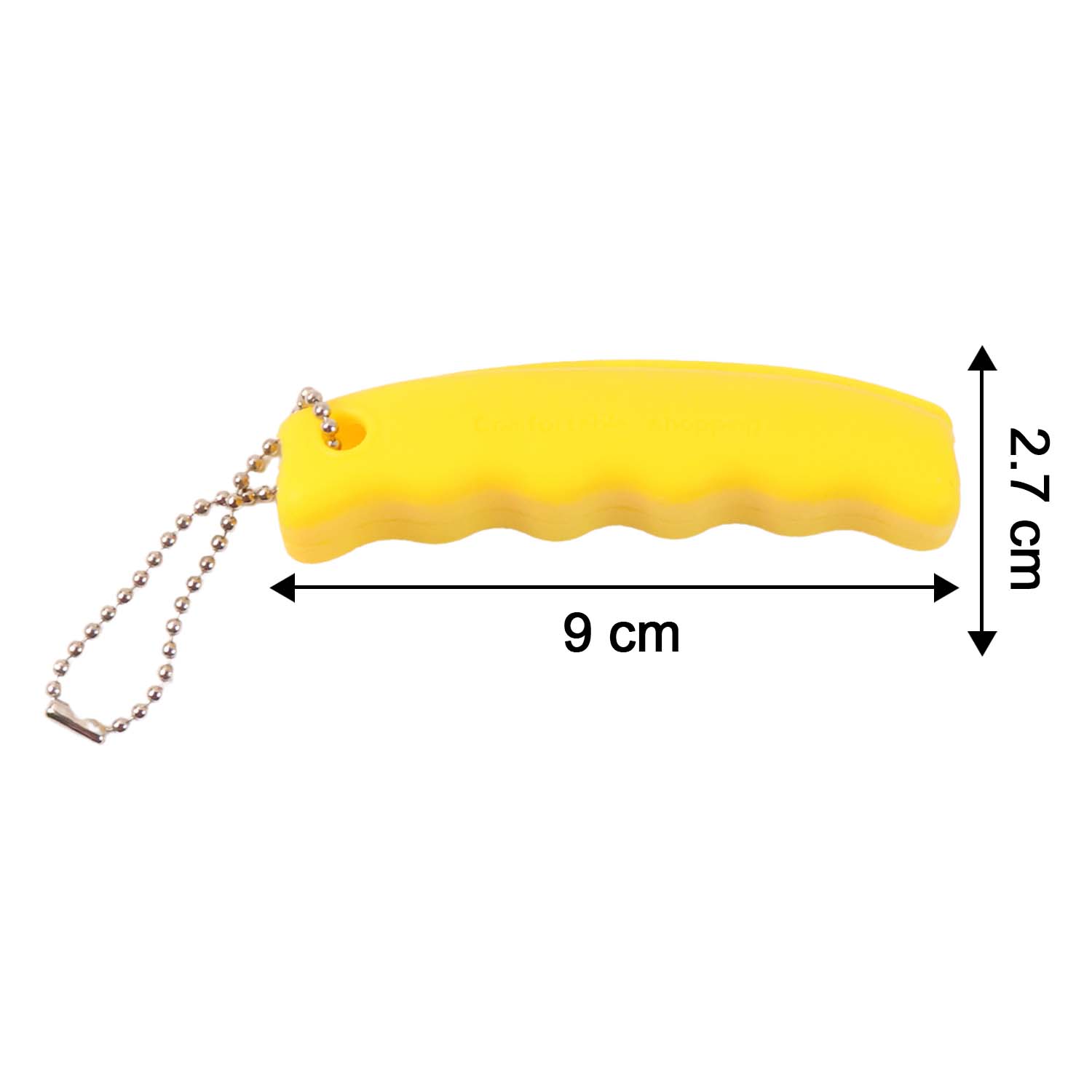 Silicone Portable Bag Device Bag Filter Hand Shopping Bag Carry Tool Key Chain (1 Pc) Signaturekarts