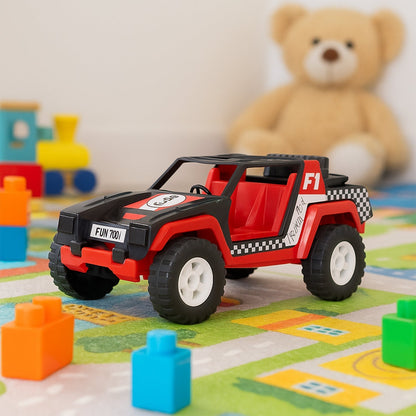 Funwoods Free-Wheel Racing Jeep Toy Car - (1 Pc) signaturekarts