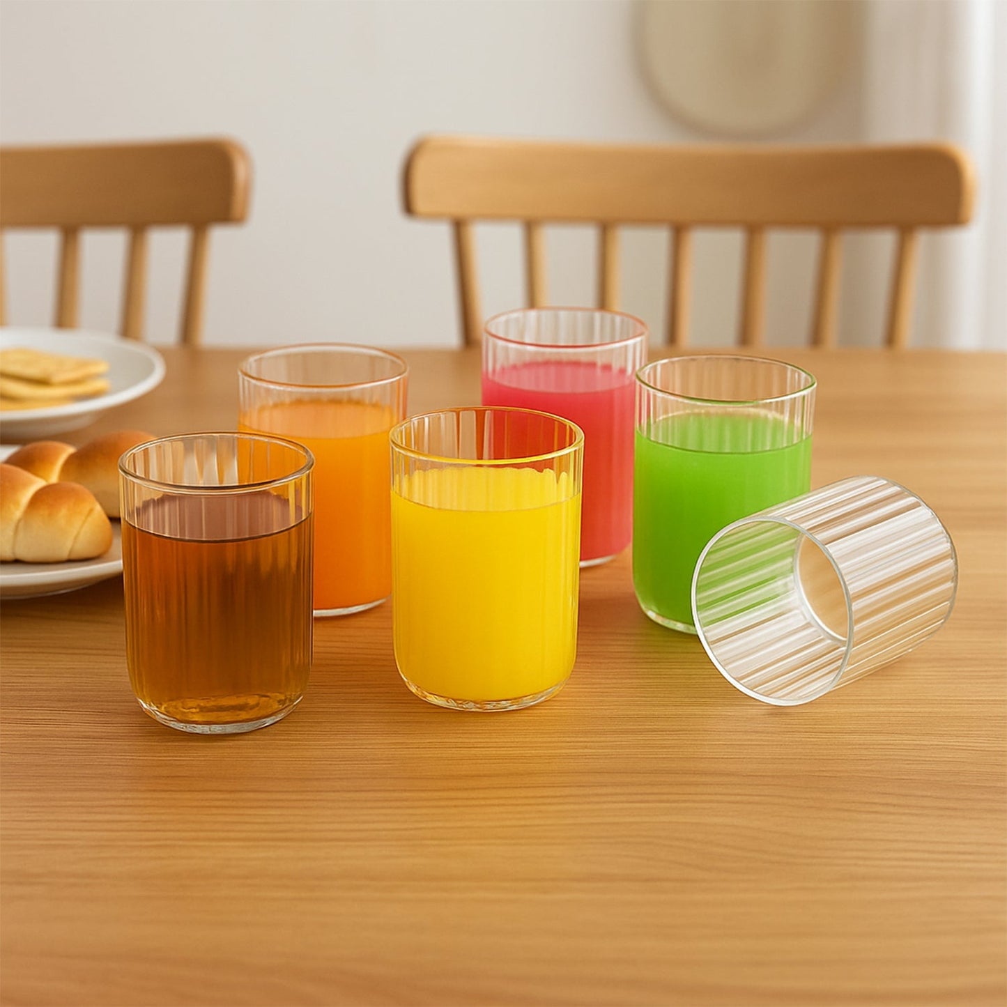 Supermom Plastic Casa Glass Set (6 Pc) signaturekarts