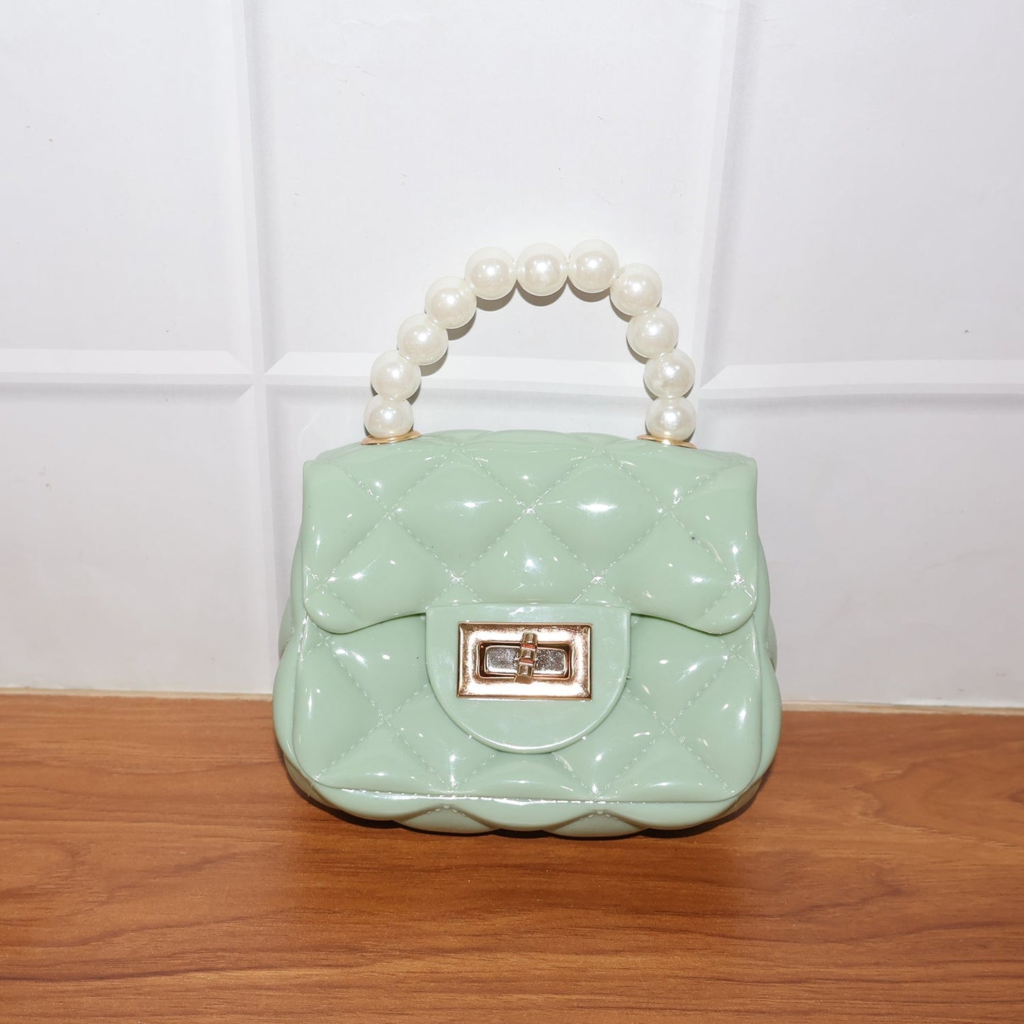 Elegant Quilted Mini Handheld & Sling Fashion Handbag (1 PC) The Morsignaturekarts