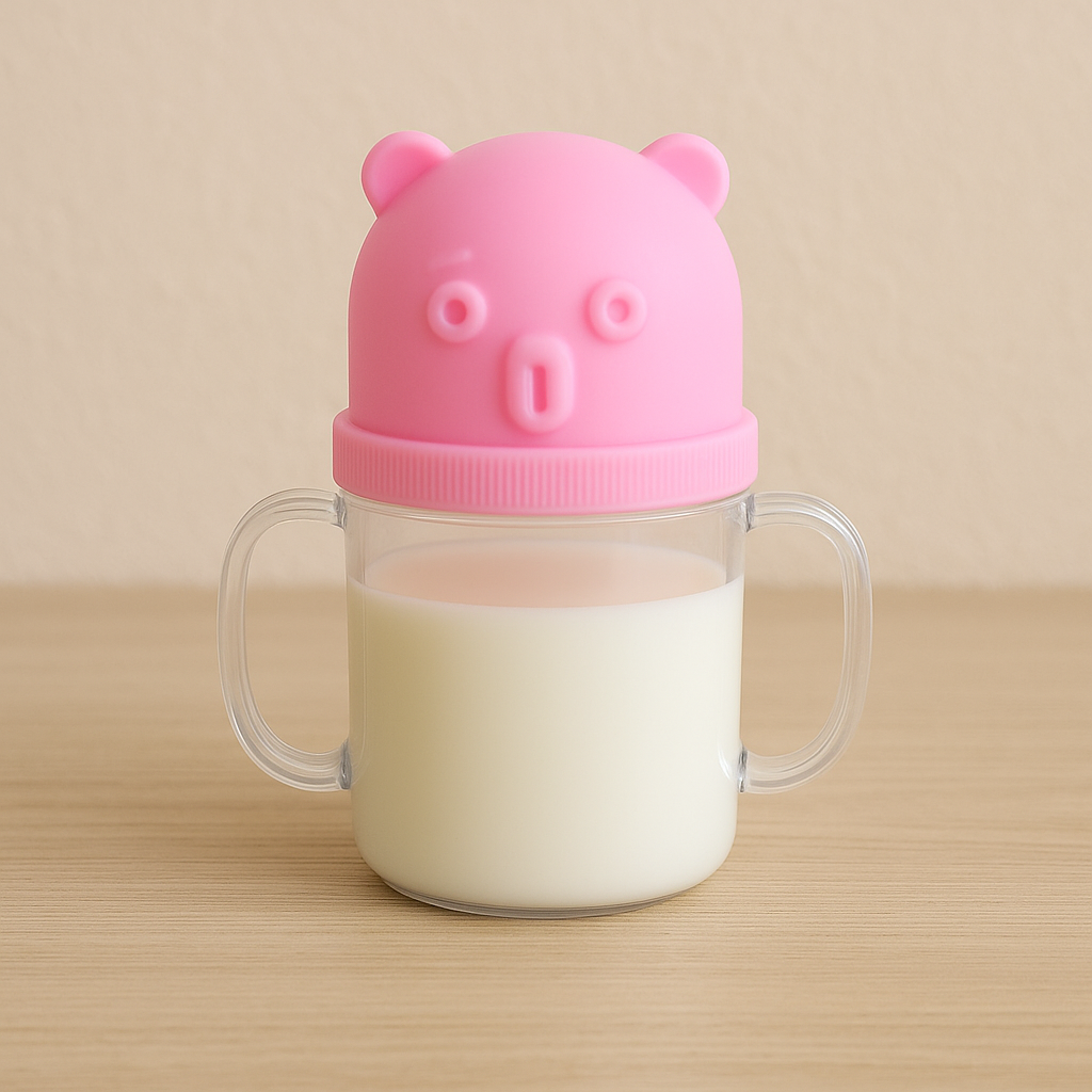 Baby Milk Sippy Mug – Leakproof Lightweight Nursing Cup for Kids (250 Ml / 1 Pc) signaturekarts