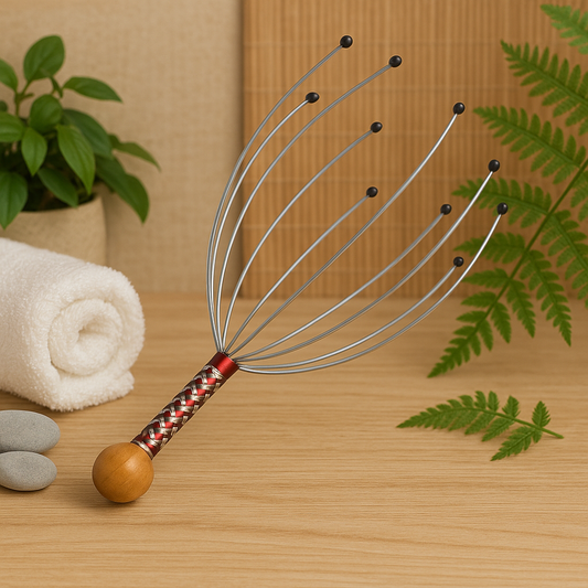 Hand Held Scalp Head Massager Stress Relief Signature Kart