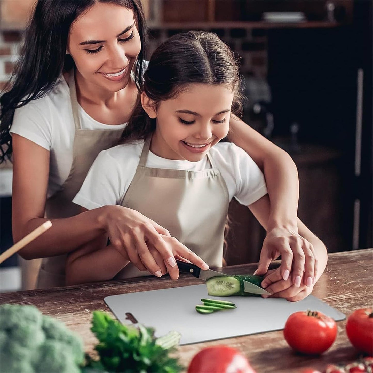 Stainless Steel Vegetable & Fruit Cutting Chopping Board (31×20 Cm / 1 Pc) Signature Kart