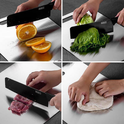 Stainless Steel Vegetable & Fruit Cutting Chopping Board (31×20 Cm / 1 Pc) Signature Kart