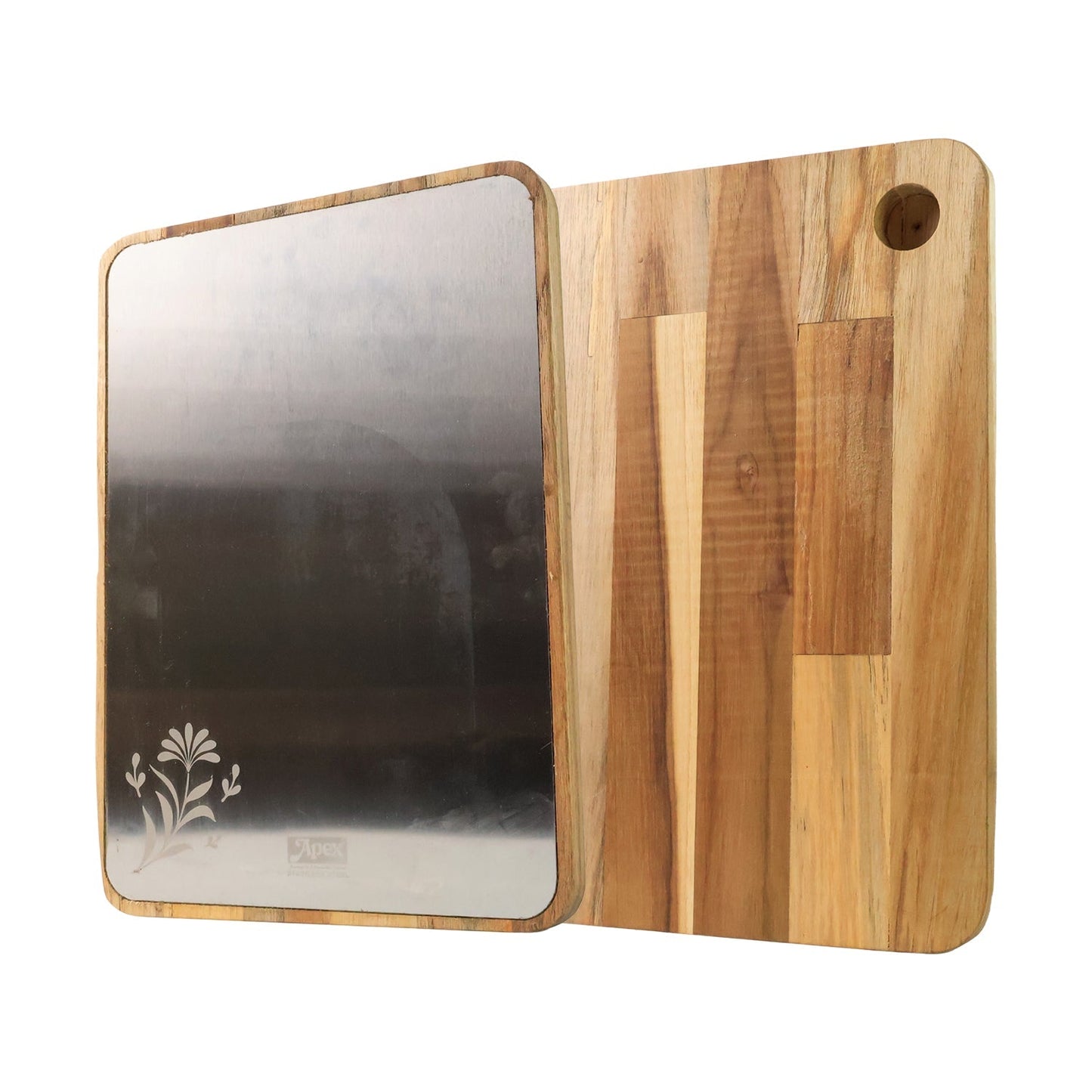 Apex Steel Oak Cutting Board with Wooden Handle (1 Pc) signaturekarts