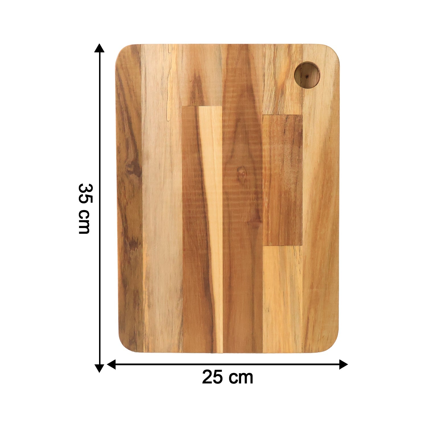 Apex Steel Oak Cutting Board with Wooden Handle (1 Pc) signaturekarts
