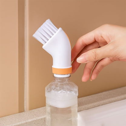 Multipurpose Bottle-Attachable Cleaning Brush for Kitchen and Bathroom (1 Pc) Signature Kart