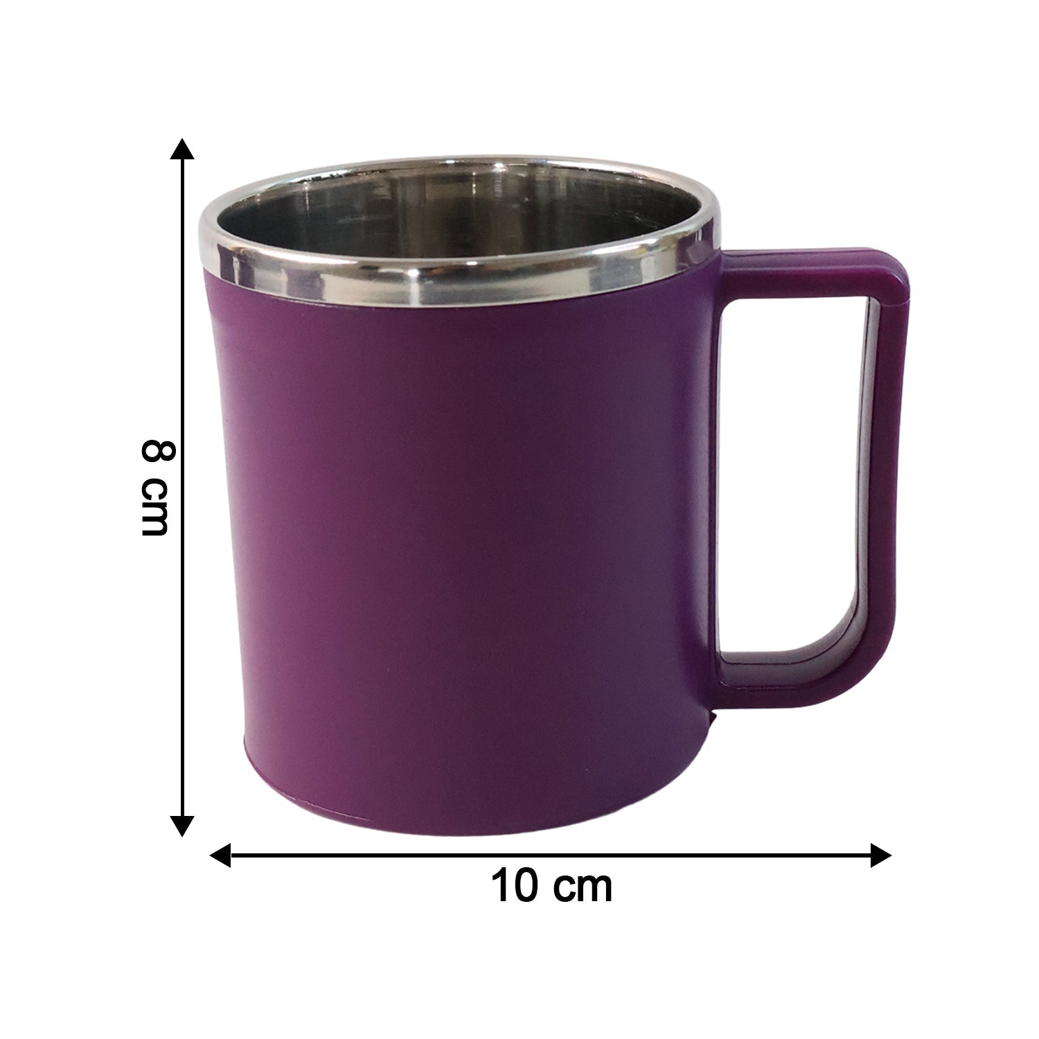 Supermom Stainless Steel Inner Coffee Mug Set (200ML / 6 Pc) signaturekarts