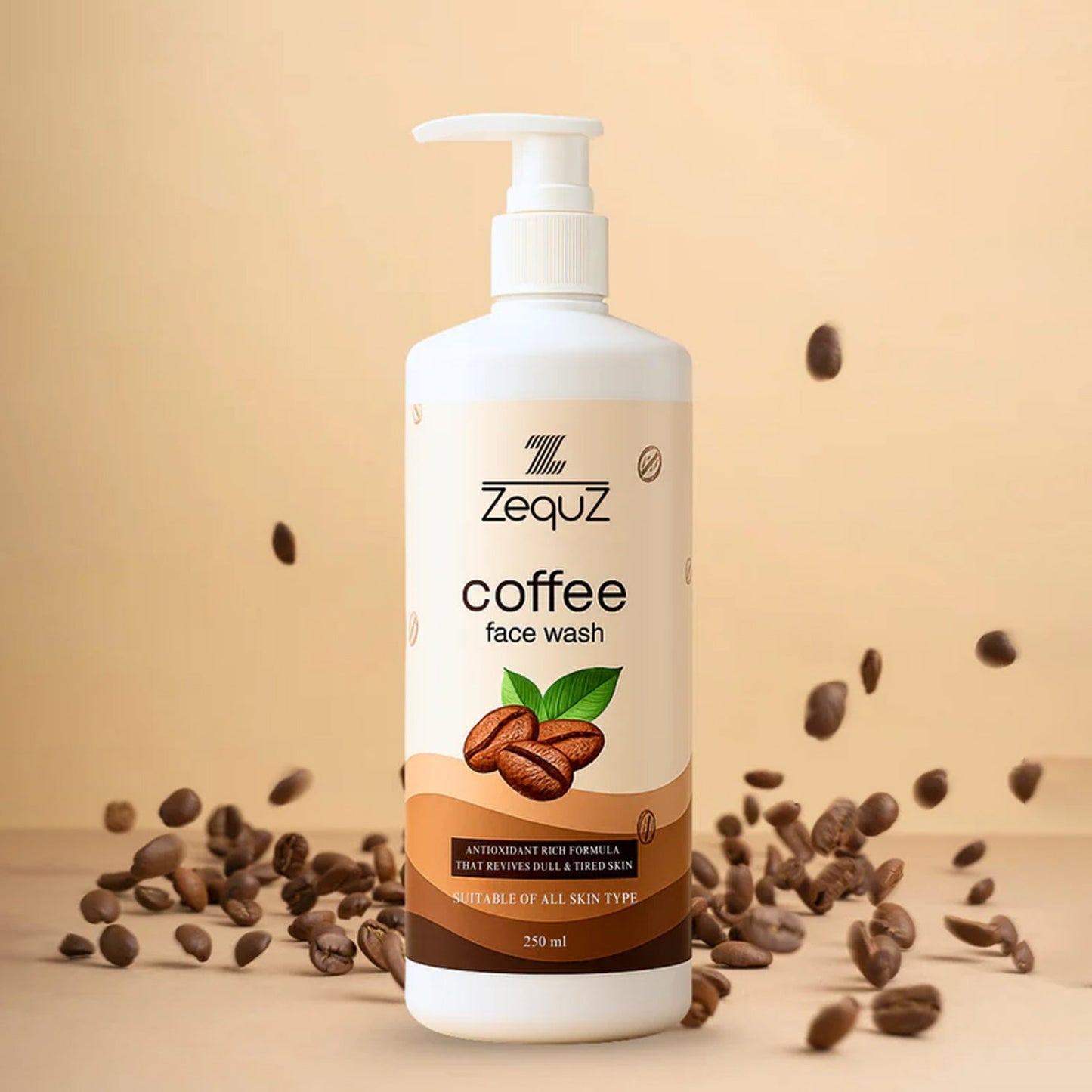 Zequz Coffee Face Wash - (1 Pc / 250 ML) signaturekarts