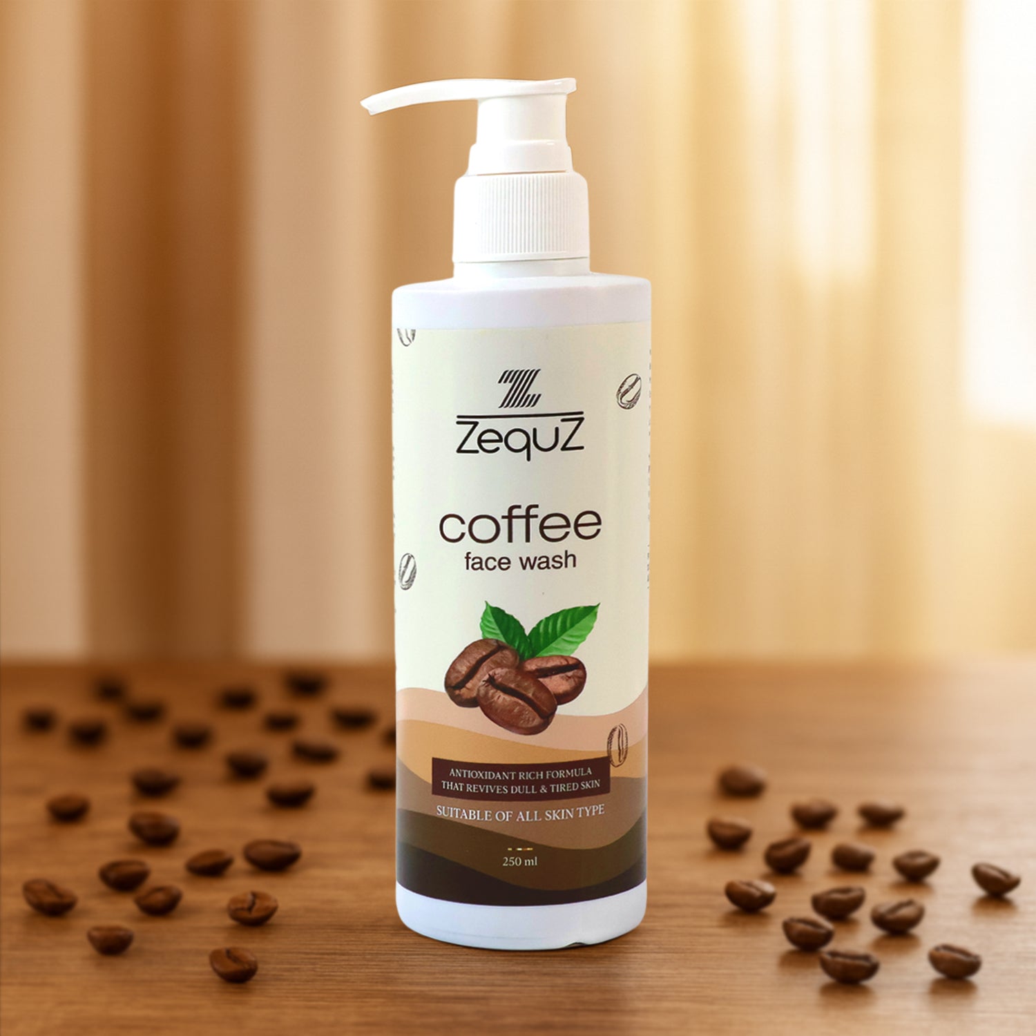 Zequz Coffee Face Wash - (1 Pc / 250 ML) signaturekarts