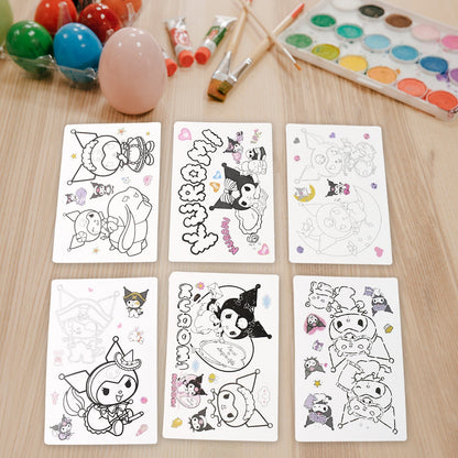 Coloring Book for Kids 6 Sheets with 6 Colorful Markers  (1 Set) signaturekarts