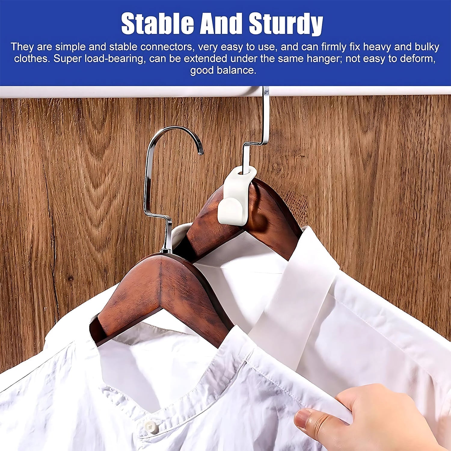 Multi-Color Hanger Connector Hooks (30 Pc) signaturekarts