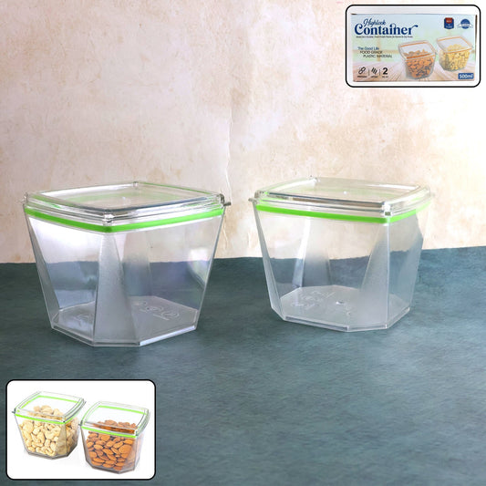 Food Storage Container Set with Leak-Proof Lid (500 ML / 2 Pc) The Morsignaturekarts