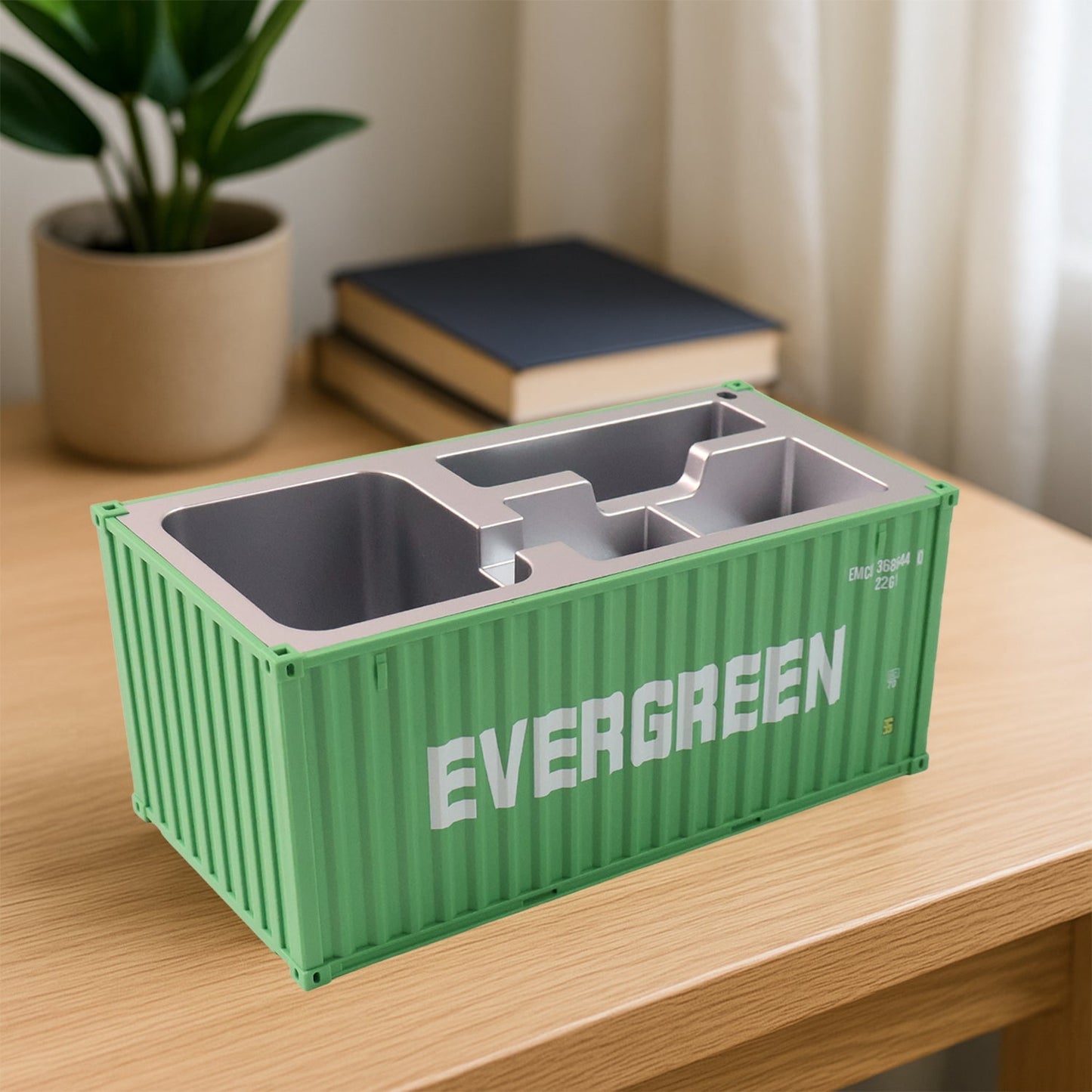 Container-Style Multi-Compartment Desk Organizer (1 Pc) signaturekarts