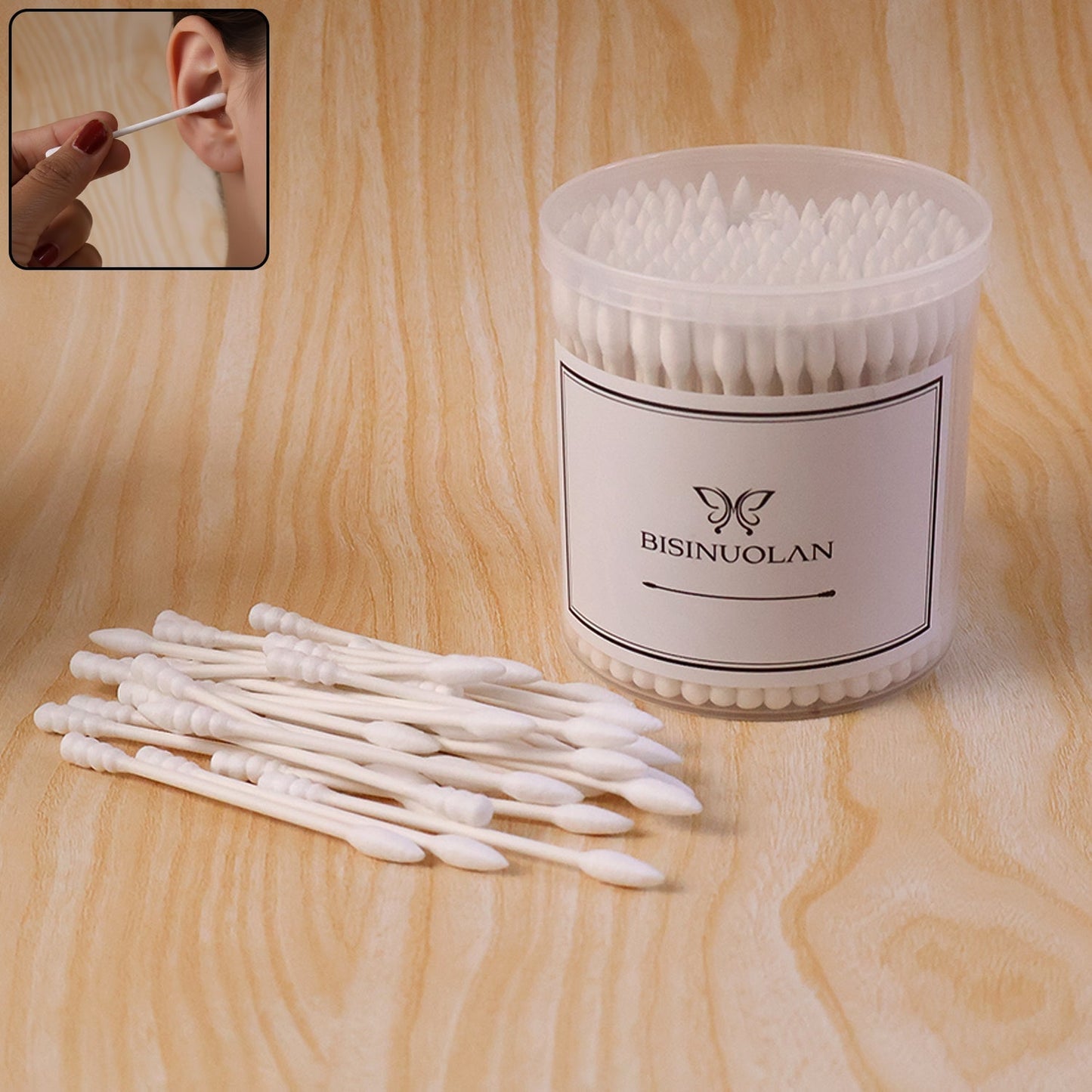 Cotton Ear Buds Set (200 Pc) The Morsignaturekarts