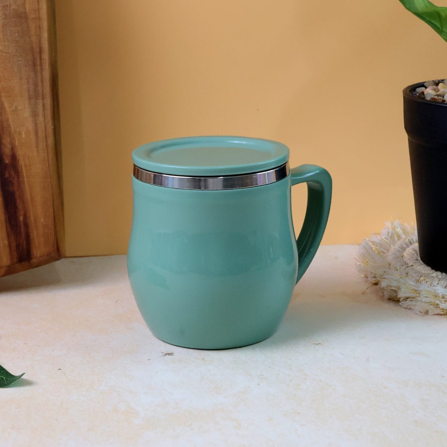 Apex Double-Wall Desk Mug - (200ML / 1 Pc) signaturekarts