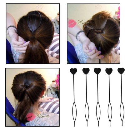 Heart-Shaped Hairpin Set (2 Pcs) The Morsignaturekarts